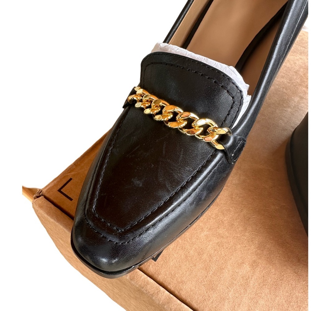 Ralph Lauren Colleen Leather Pump Black Women’s Size 8.5 - Picture 8 of 9